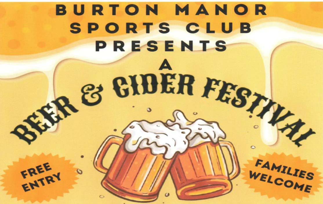 Burton Manor Sports Club Beer Festival 2025